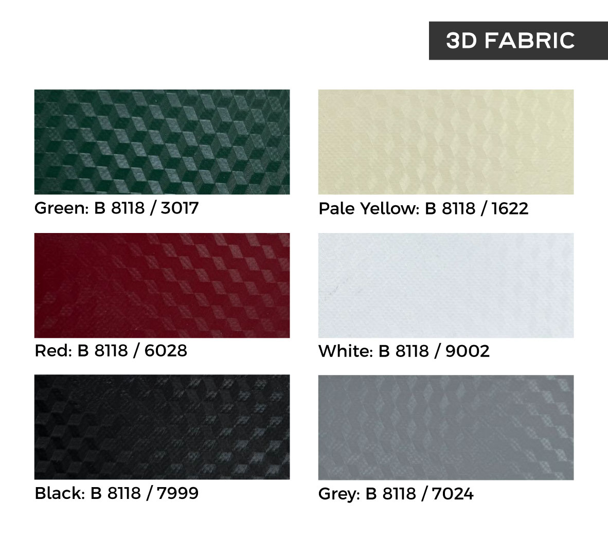 Fabric color palette
