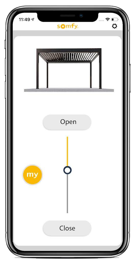 Somfy mobile app